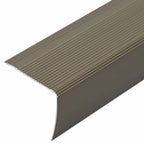 Stair Nosings 30 pcs Champagne 67 x 3.5 x 3 cm Aluminium
