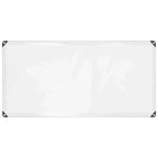 Clear Tarpaulin with Eyelets 1x2 m Polyethylene