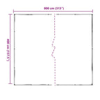 Clear Tarpaulin with Eyelets 4x8 m Polyethylene