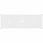 Clear Tarpaulin with Eyelets 1x3 m PVC