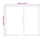 Clear Tarpaulin with Eyelets 5x10 m PVC