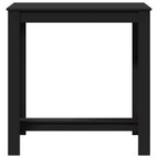 Bar Table Black 102x50x103.5 cm Engineered Wood