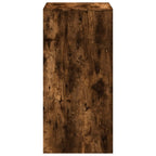 Bar Table Smoked Oak 51x50x103.5 cm Engineered Wood