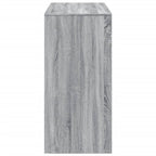 Bar Table Grey Sonoma 102x50x103.5 cm Engineered Wood