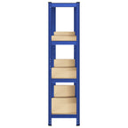 4-Layer Storage Shelves 2 Pcs Steel&Engineered Wood