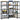 4-Layer Storage Shelves 2 Pcs Steel&Engineered Wood