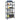 4-Layer Storage Shelves 2 Pcs Steel&Engineered Wood