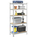 5-Layer Heavy-Duty Shelf Steel&Engineered Wood