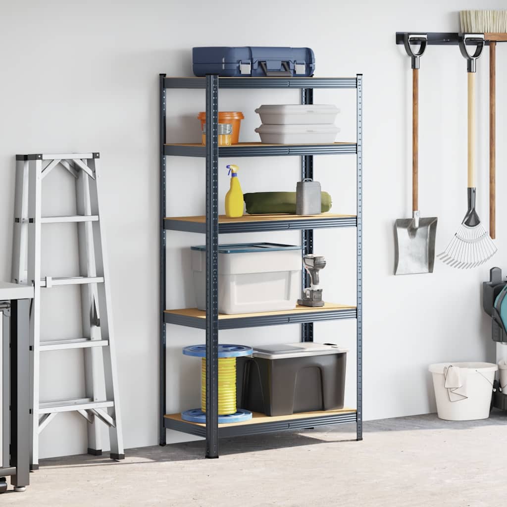5-Layer Heavy-Duty Shelf Steel&Engineered Wood