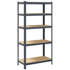 5-Layer Heavy-Duty Shelf Steel&Engineered Wood