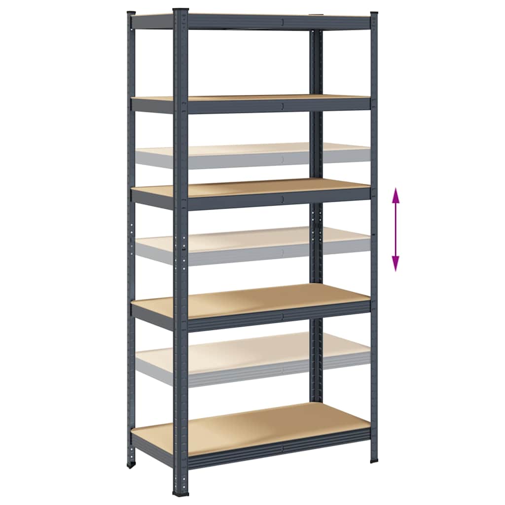 5-Layer Heavy-Duty Shelf Steel&Engineered Wood