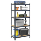 5-Layer Heavy-Duty Shelf Steel&Engineered Wood
