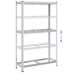 2-Layer Tyre Shelf Silver Steel&Engineered Wood