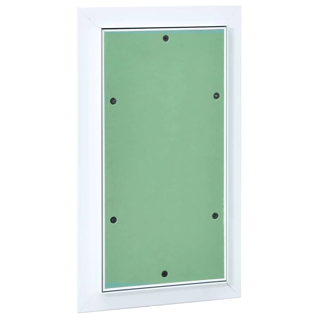 Access Panel White 20 x 35 cm Aluminium and Plasterboard