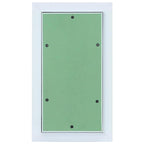 Access Panel White 20 x 35 cm Aluminium and Plasterboard