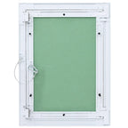 Access Panel White 35 x 45 cm Aluminium and Plasterboard