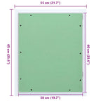 Access Panel Green and Silver 55 x 65 cm