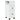 Narrow Bathroom Cabinet with Wheels White Engineered Wood