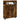 Narrow Bathroom Cabinet with Wheels Smoked Oak Engineered Wood