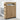 Narrow Bathroom Cabinet with Wheels Artisian Oak Engineered Wood