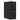 Narrow Bathroom Cupboard with Wheels Black Engineered Wood