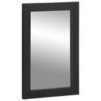 3 Piece Bathroom Furniture Set Black Engineered Wood