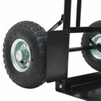 Hand Trolley Black and Red 57 x 46 x 113 cm Steel