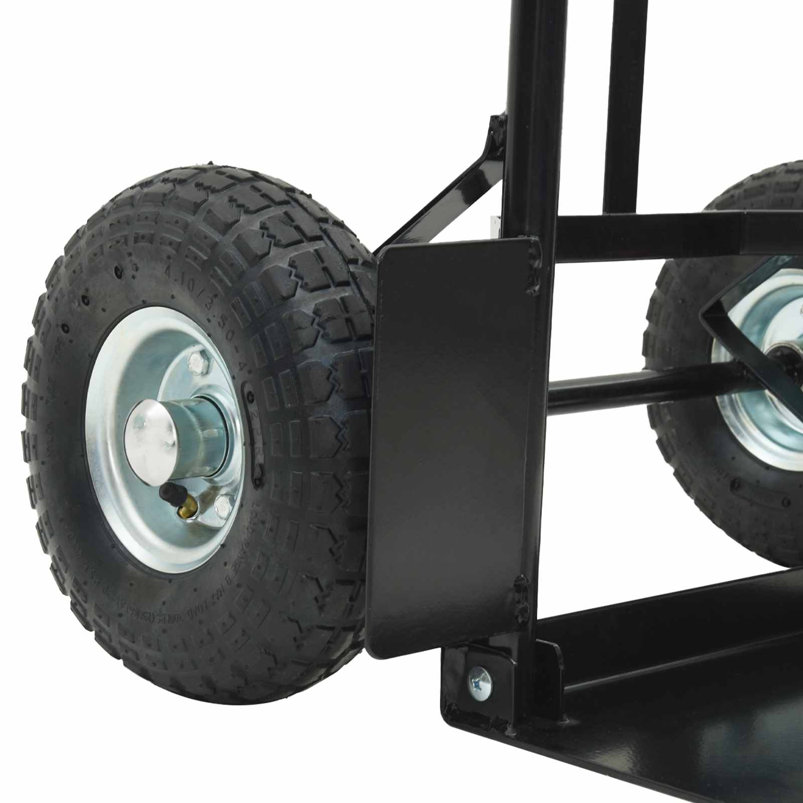 Hand Trolley Black and Red 57 x 46 x 113 cm Steel