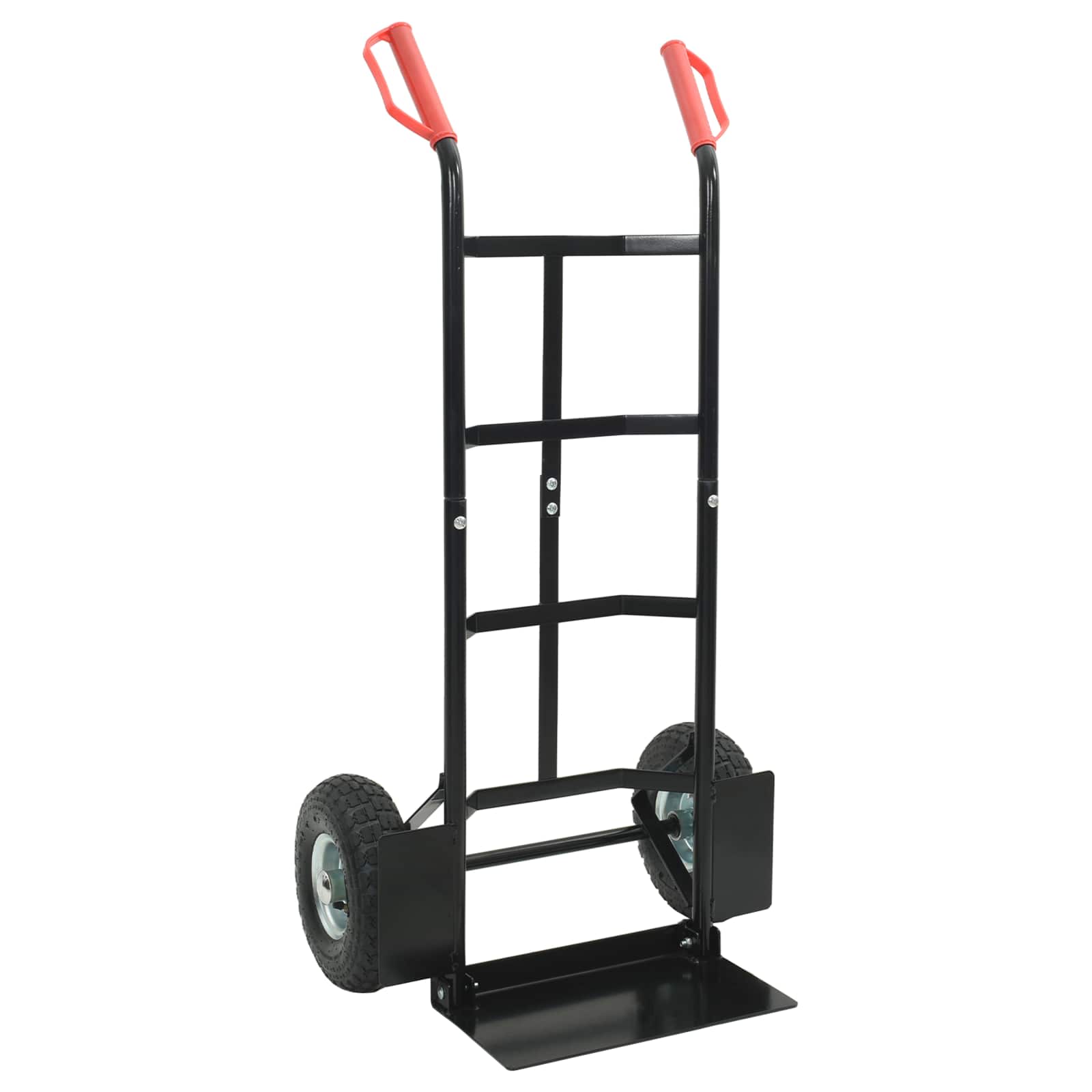 Hand Trolley Black and Red 57 x 46 x 113 cm Steel