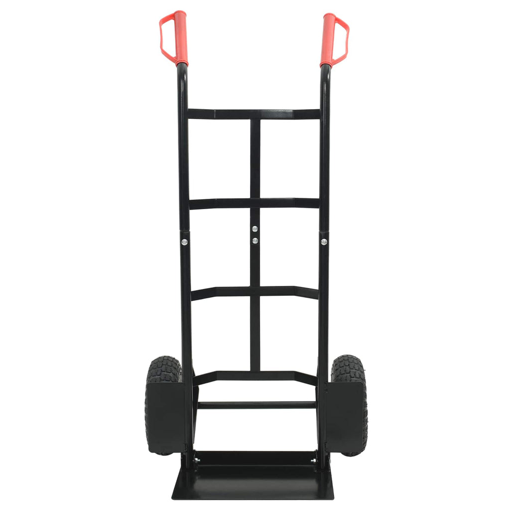 Hand Trolley Black and Red 57 x 46 x 113 cm Steel
