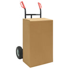 Hand Trolley Black and Red 57 x 46 x 113 cm Steel