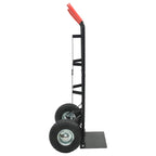 Hand Trolley Black and Red 57 x 46 x 113 cm Steel