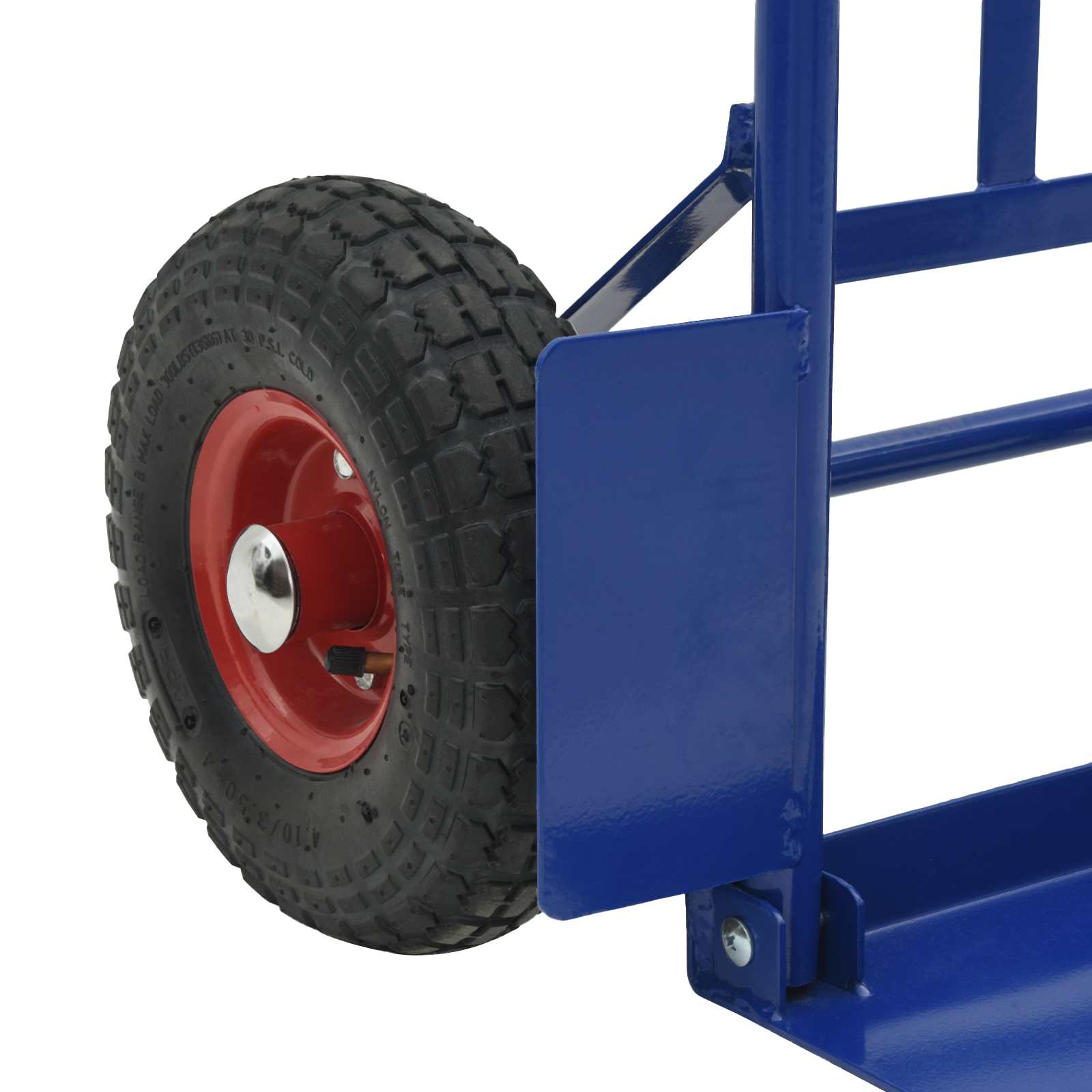 Hand Trolley Blue and Red 57 x 46 x 113 cm Steel