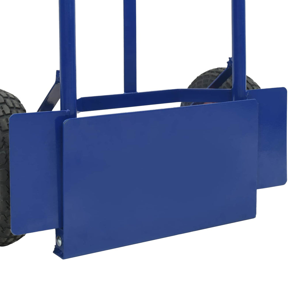 Hand Trolley Blue and Red 57 x 46 x 113 cm Steel