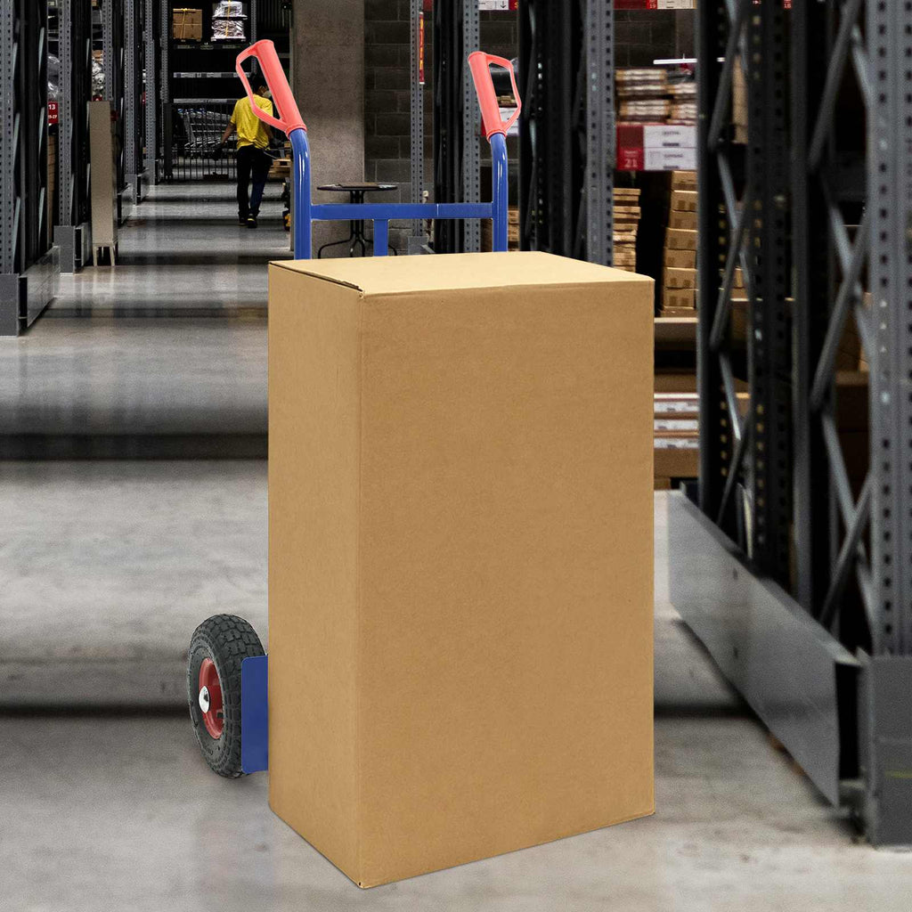 Hand Trolley Blue and Red 57 x 46 x 113 cm Steel