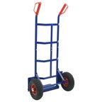 Hand Trolley Blue and Red 57 x 46 x 113 cm Steel