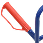 Hand Trolley Blue and Red 49.5 x 53 x 114 cm Steel