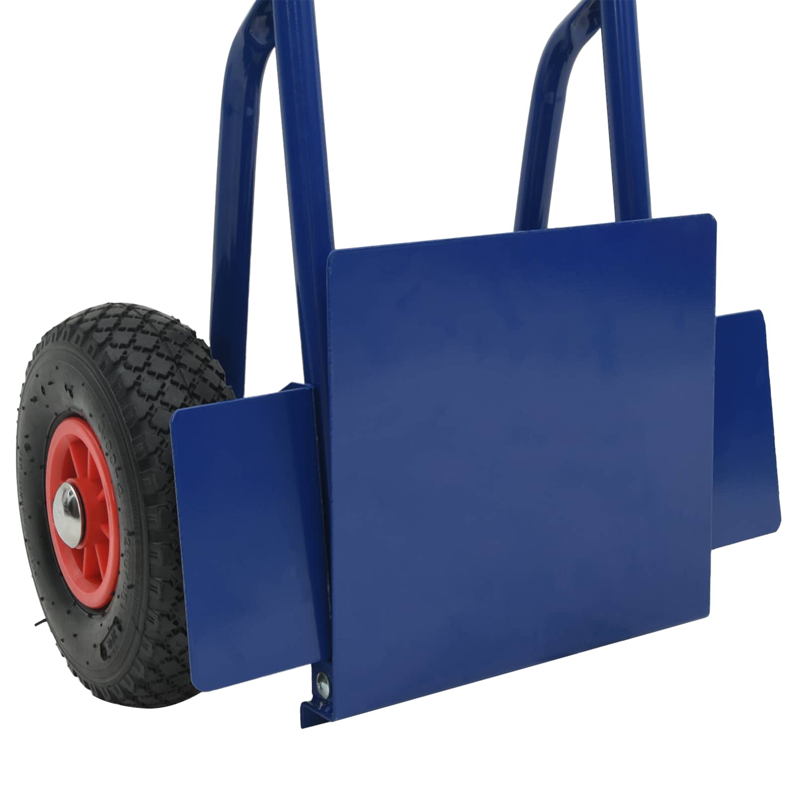 Hand Trolley Blue and Red 49.5 x 53 x 114 cm Steel