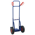 Hand Trolley Blue and Red 49.5 x 53 x 114 cm Steel