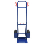 Hand Trolley Blue and Red 49.5 x 53 x 114 cm Steel