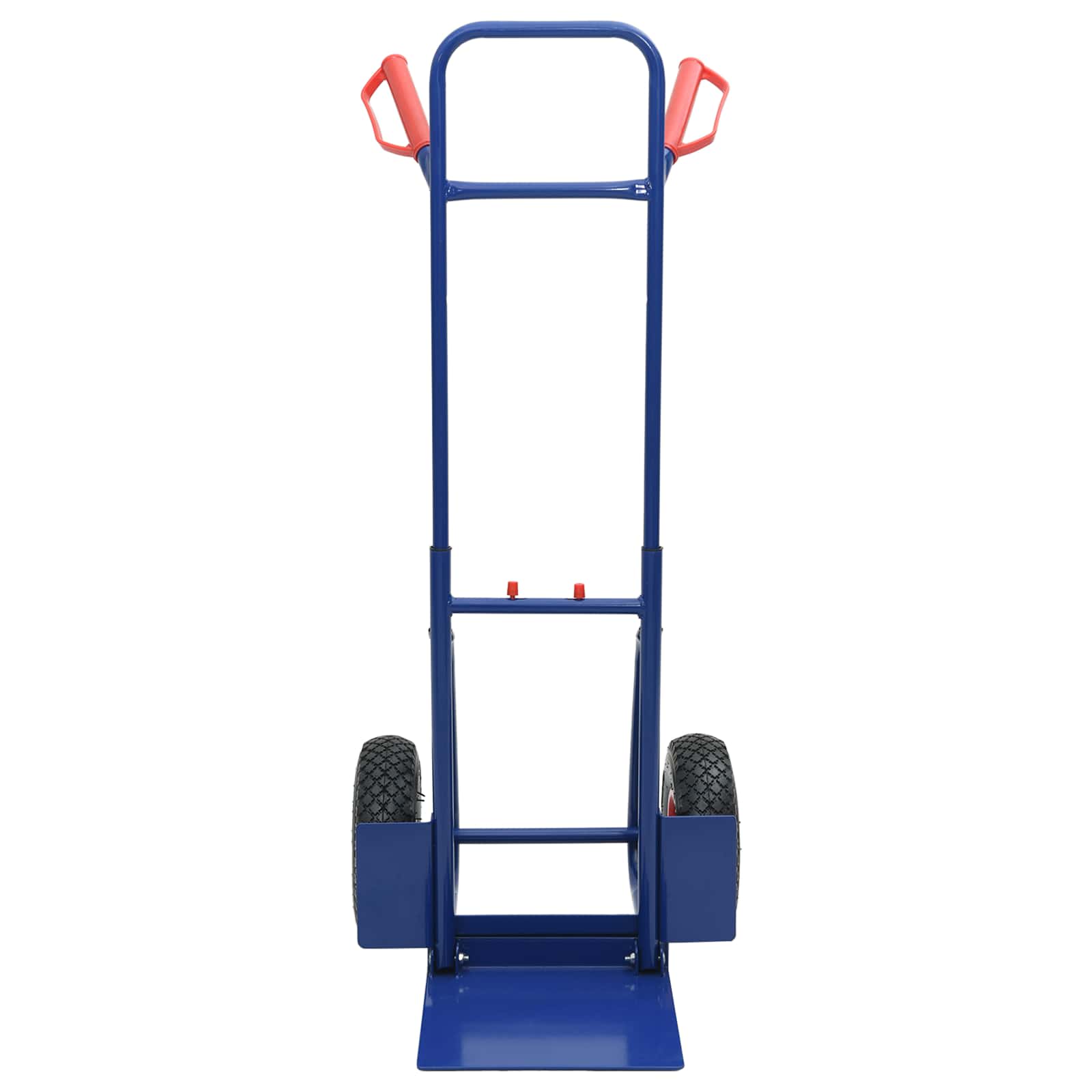 Hand Trolley Blue and Red 49.5 x 53 x 114 cm Steel