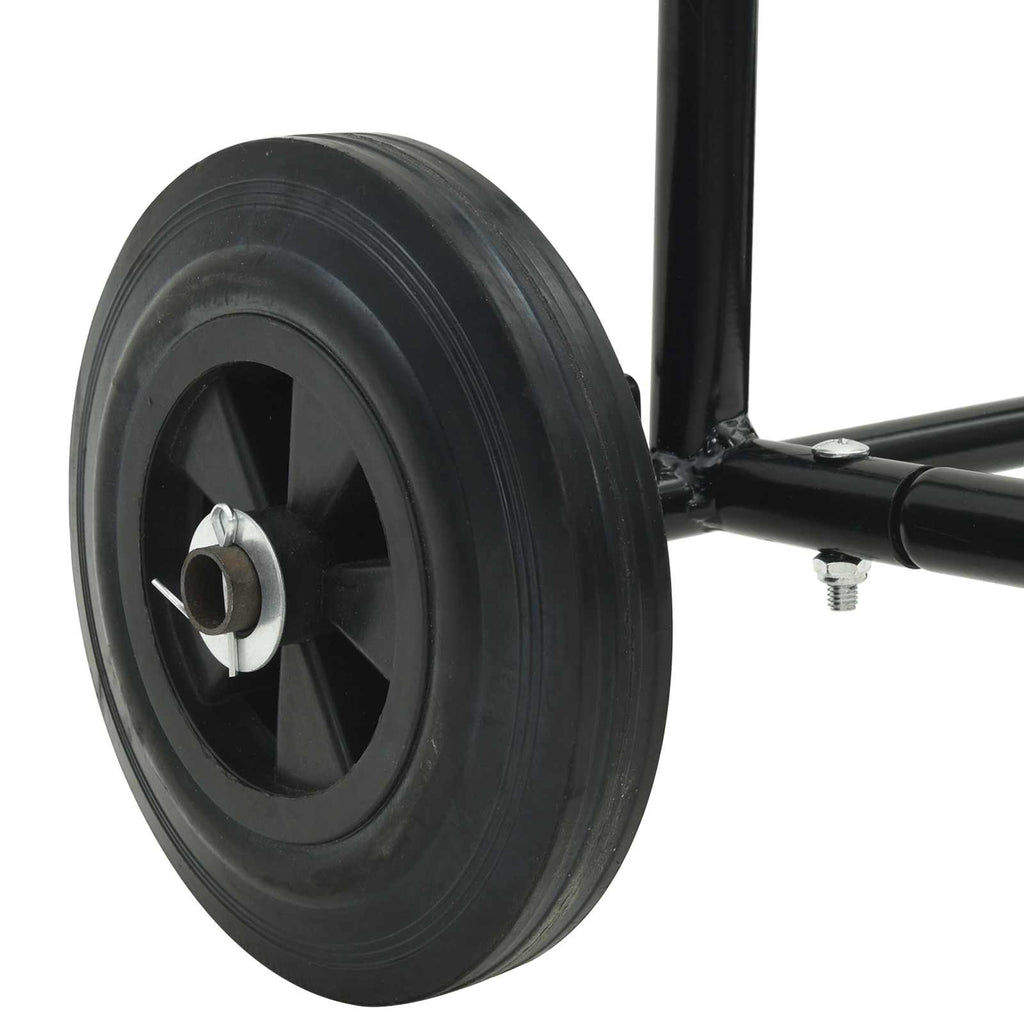 Hand Trolley Black and Red 49 x 49 x 101 cm Steel