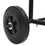 Hand Trolley Black and Red 49 x 49 x 101 cm Steel