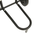 Hand Trolley Black and Red 49 x 49 x 101 cm Steel
