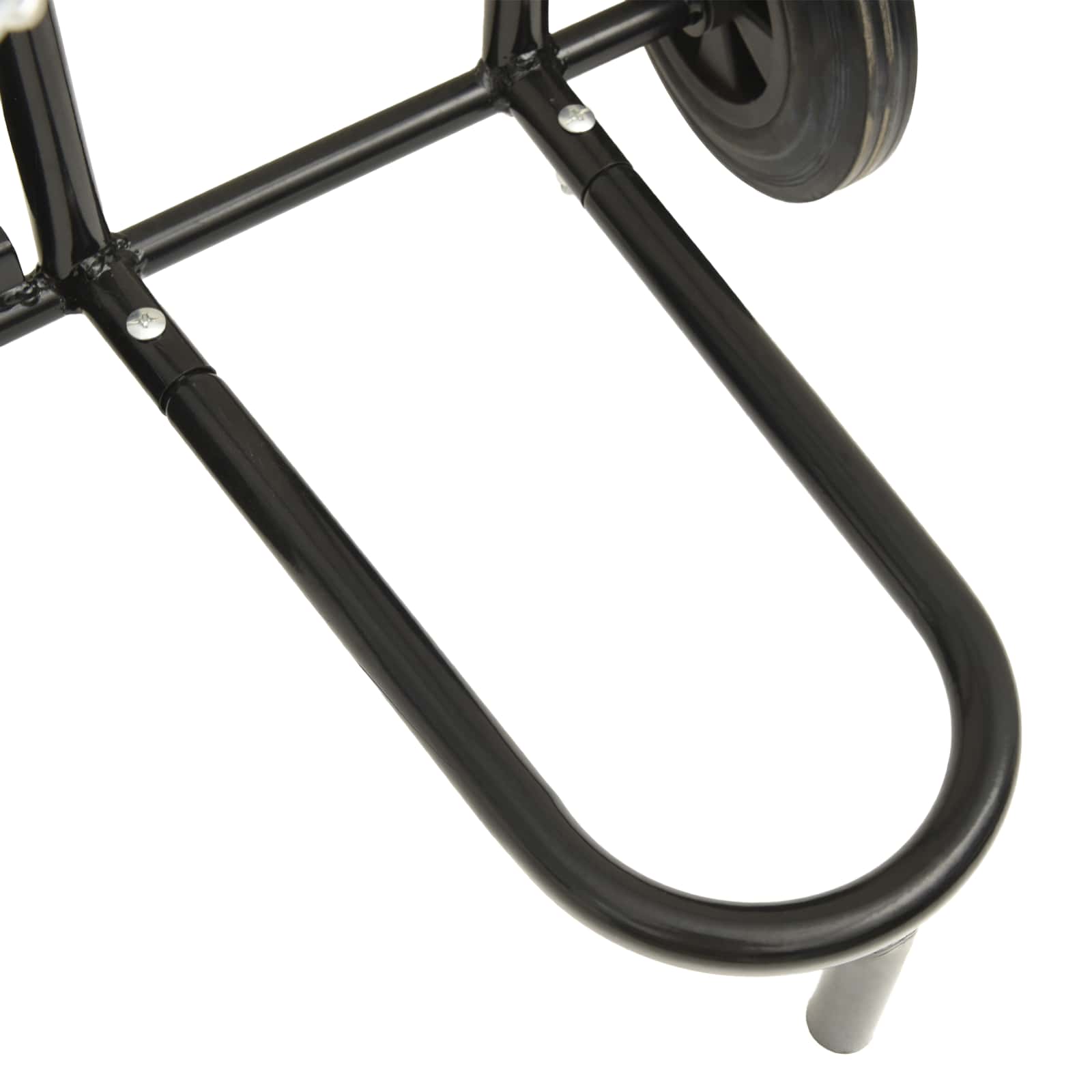 Hand Trolley Black and Red 49 x 49 x 101 cm Steel