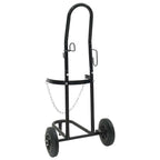 Hand Trolley Black and Red 49 x 49 x 101 cm Steel