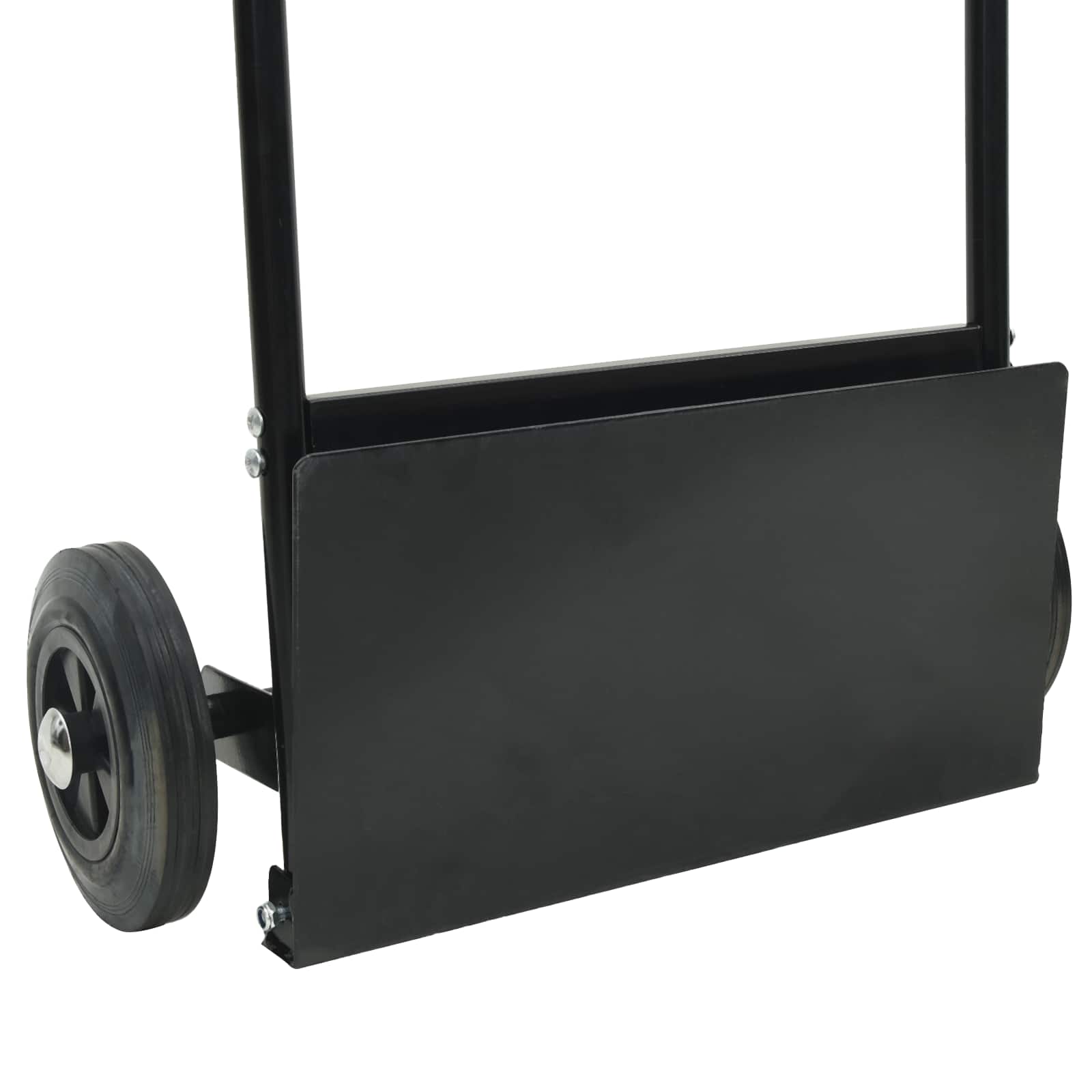 Hand Trolley Black and Red 63 x 43.5 x 110 cm Steel