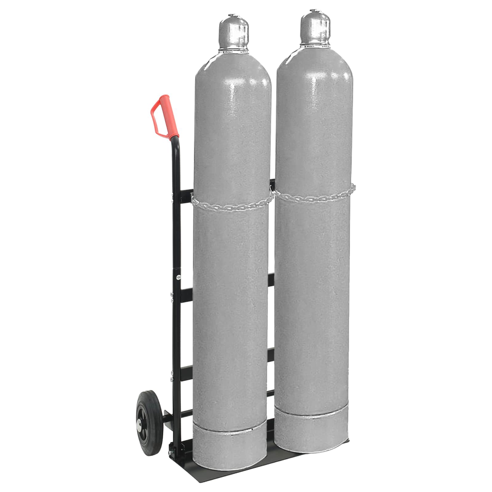 Hand Trolley Black and Red 63 x 43.5 x 110 cm Steel