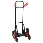 Hand Trolley Black and Red 64.5 x 49.5 x 114 cm Steel