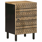 4 Piece Bathroom Furniture Set Solid Wood Mango